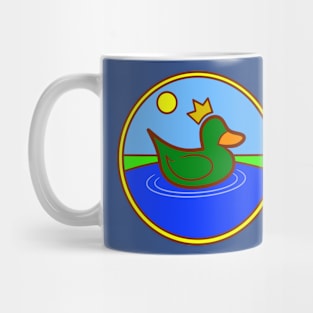 Royal Duck On A Pond Mug